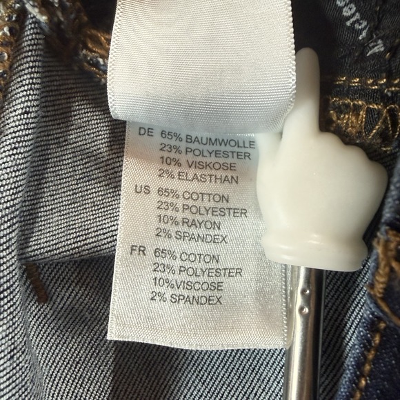 Articles of Society Women's Skinny Jeans Size 24 Dark Wash Stretch Denim - Picture 4 of 14